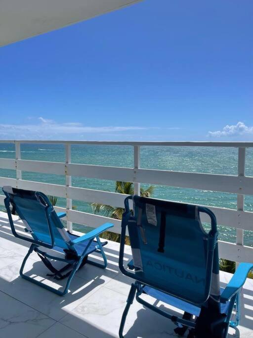 Beautiful Ocean Blue Love Oceanfront Apartment Fajardo Luaran gambar